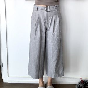 Ann Taylor wide leg ankle length pants